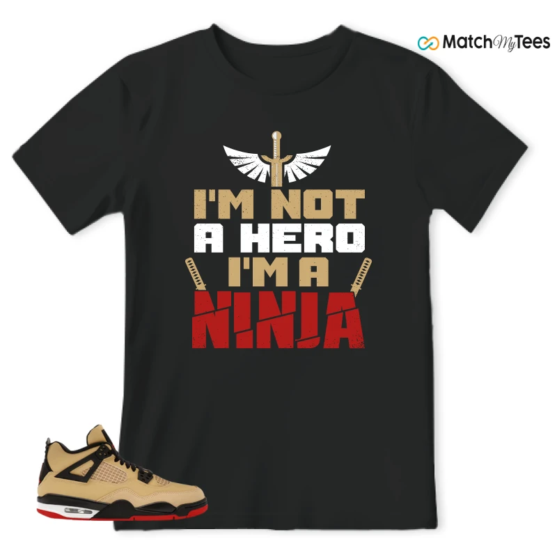 NIKE AIR JORDAN 4 RETRO GS PIZZA SNEAKER Matching Tees t-shirt