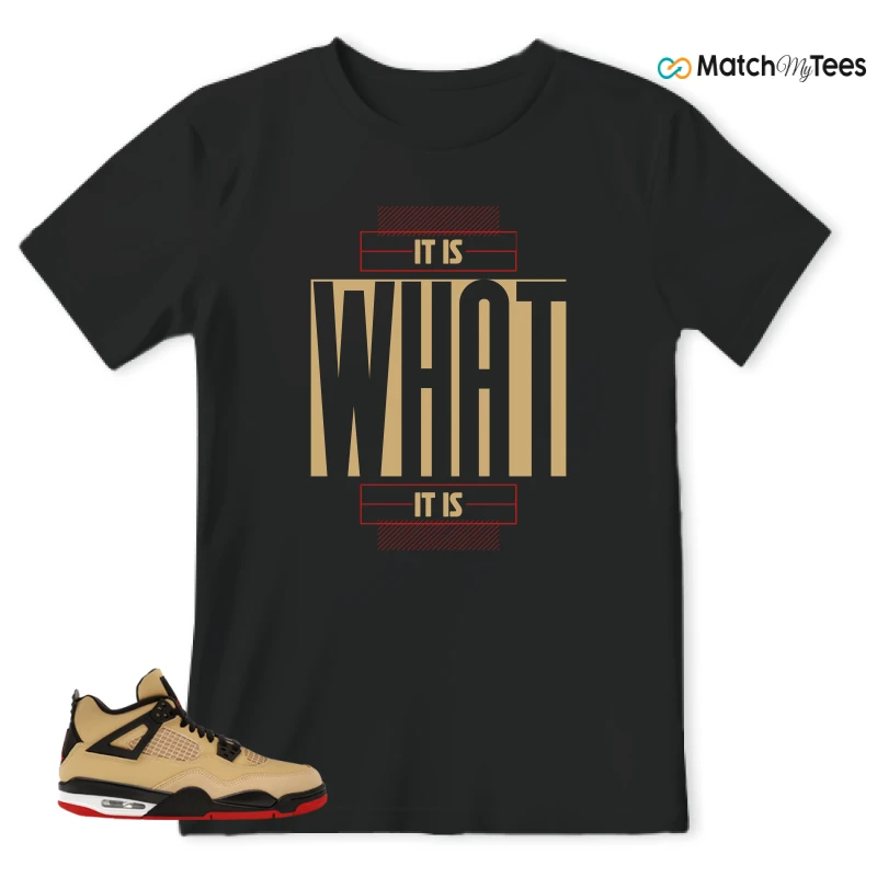 NIKE AIR JORDAN 4 RETRO GS PIZZA SNEAKER Matching Tees t-shirt