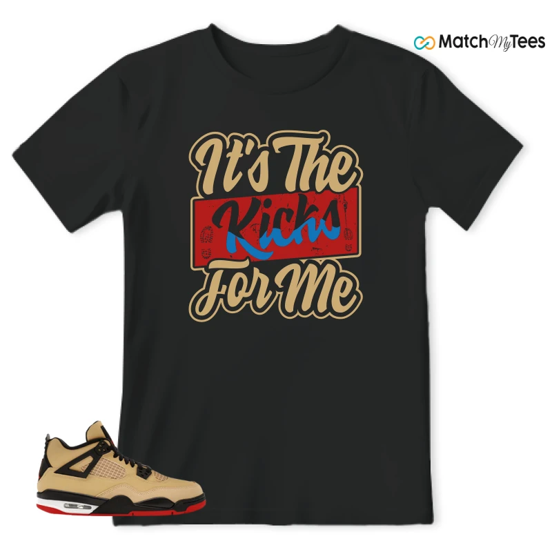 NIKE AIR JORDAN 4 RETRO GS PIZZA SNEAKER Matching Tees t-shirt