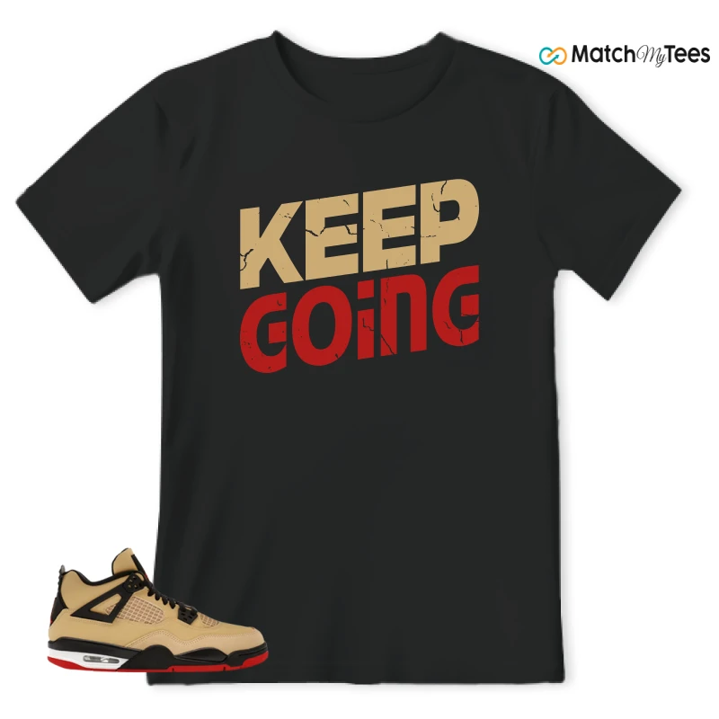NIKE AIR JORDAN 4 RETRO GS PIZZA SNEAKER Matching Tees t-shirt