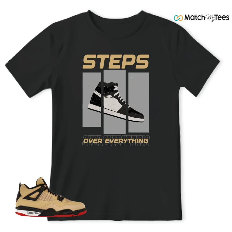 NIKE AIR JORDAN 4 RETRO GS PIZZA SNEAKER Matching Tees t-shirt