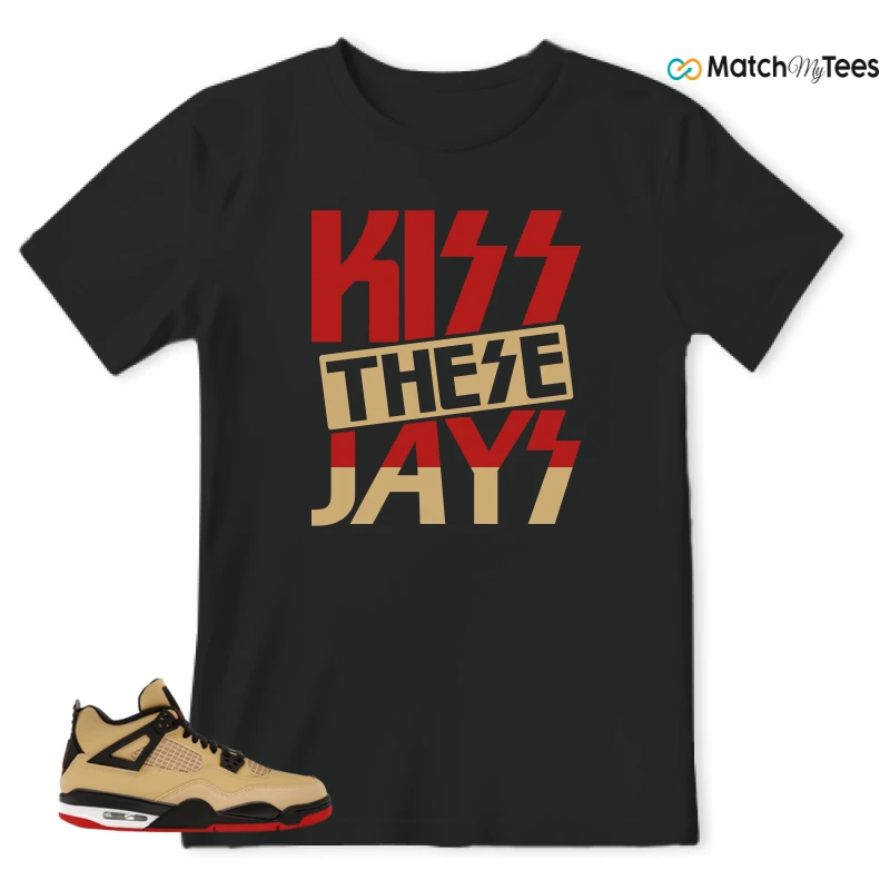 NIKE AIR JORDAN 4 RETRO GS PIZZA SNEAKER Matching Tees t-shirt