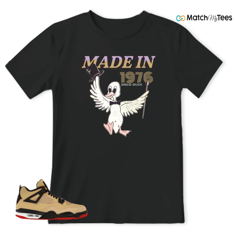 NIKE AIR JORDAN 4 RETRO GS PIZZA SNEAKER Matching Tees t-shirt