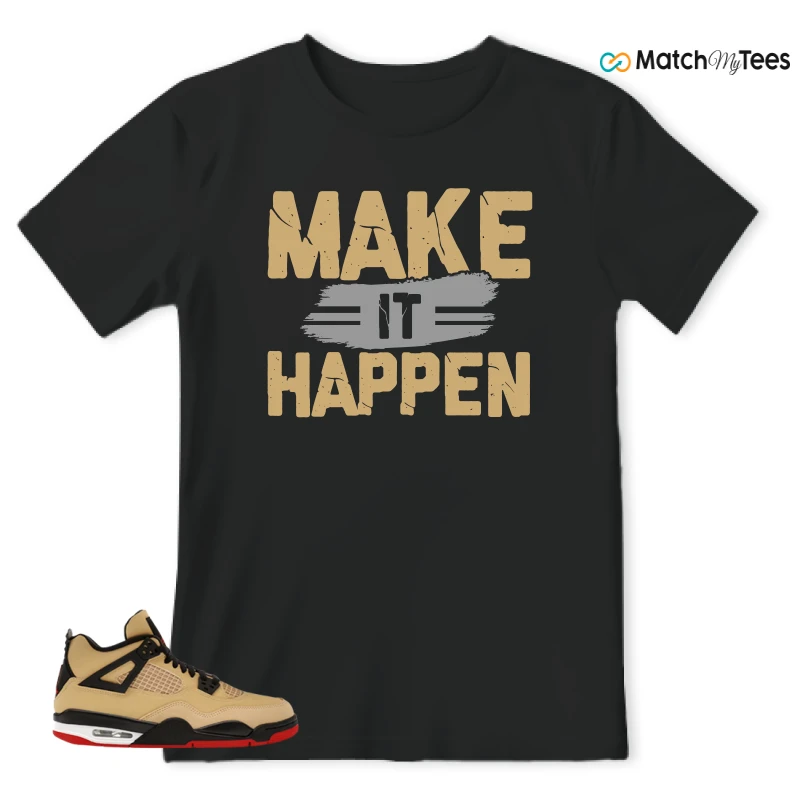 NIKE AIR JORDAN 4 RETRO GS PIZZA SNEAKER Matching Tees t-shirt