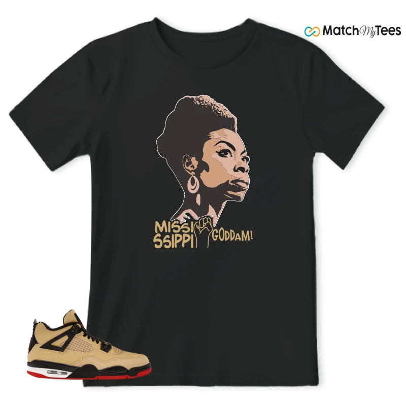 NIKE AIR JORDAN 4 RETRO GS PIZZA SNEAKER Matching Tees t-shirt