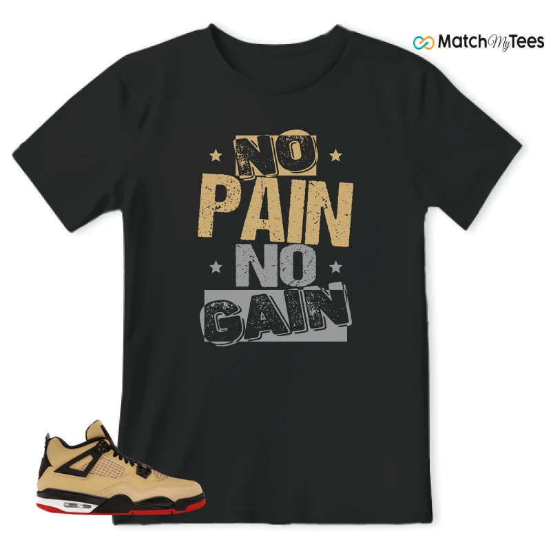 NIKE AIR JORDAN 4 RETRO GS PIZZA SNEAKER Matching Tees t-shirt