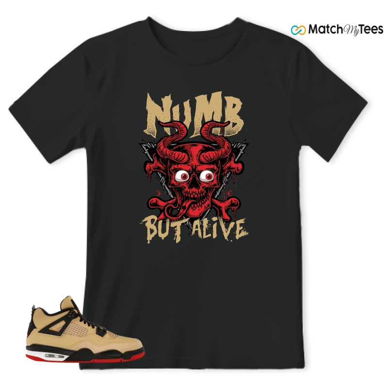 NIKE AIR JORDAN 4 RETRO GS PIZZA SNEAKER Matching Tees t-shirt