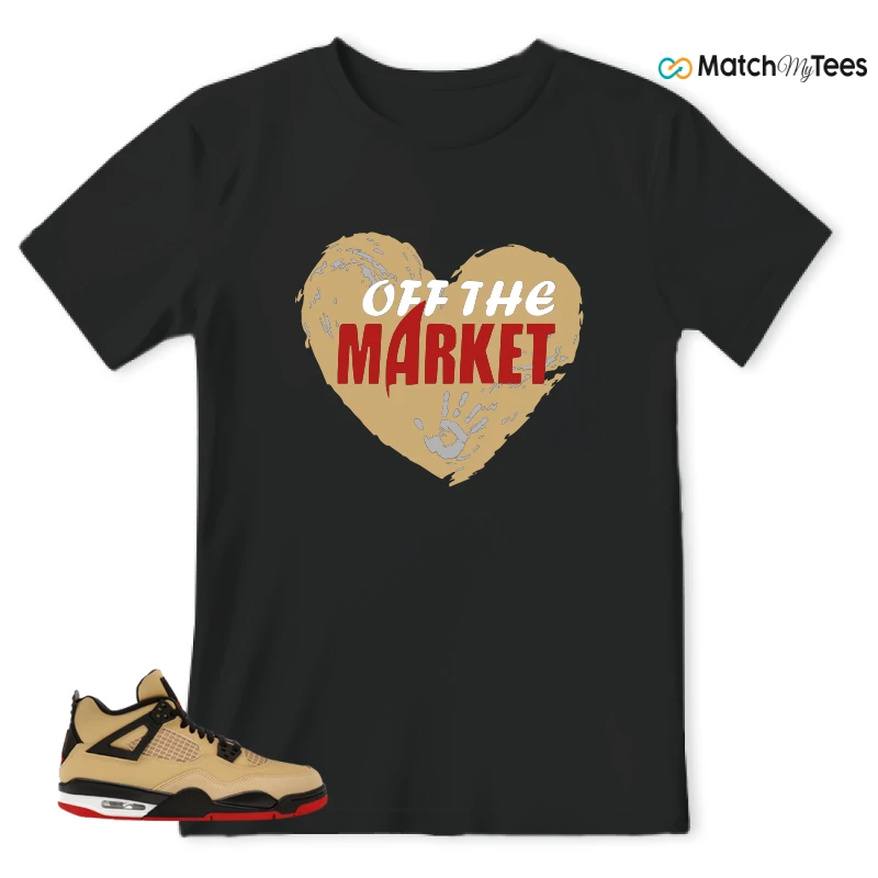 NIKE AIR JORDAN 4 RETRO GS PIZZA SNEAKER Matching Tees t-shirt