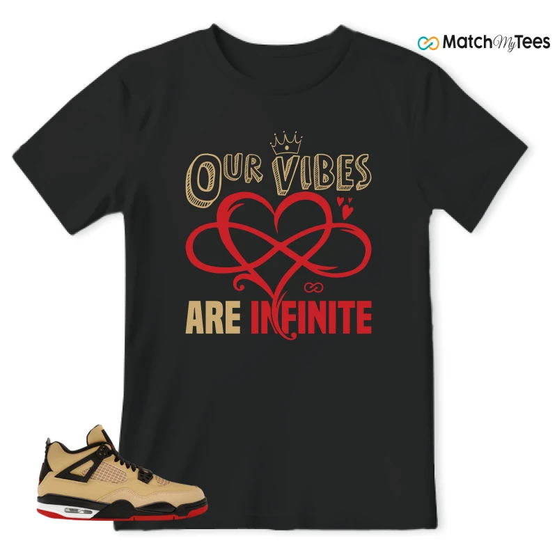 NIKE AIR JORDAN 4 RETRO GS PIZZA SNEAKER Matching Tees t-shirt