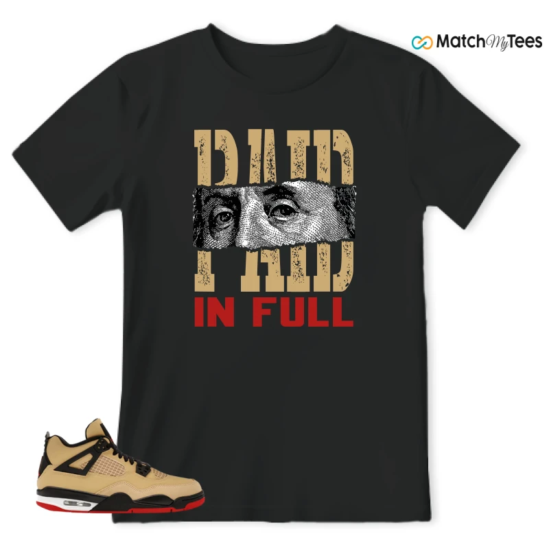NIKE AIR JORDAN 4 RETRO GS PIZZA SNEAKER Matching Tees t-shirt