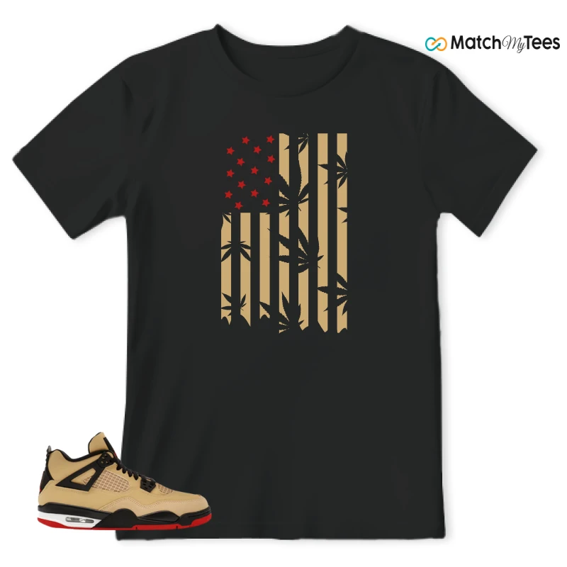 NIKE AIR JORDAN 4 RETRO GS PIZZA SNEAKER Matching Tees t-shirt