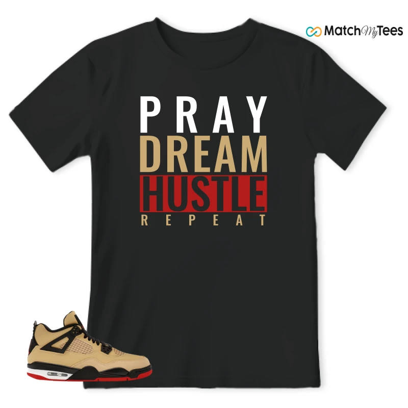 NIKE AIR JORDAN 4 RETRO GS PIZZA SNEAKER Matching Tees t-shirt