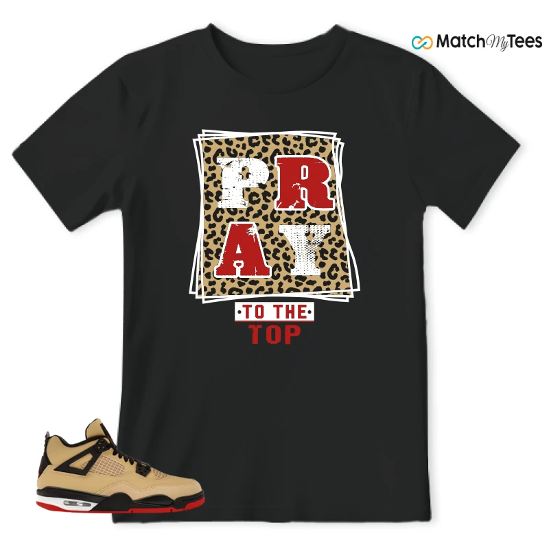 NIKE AIR JORDAN 4 RETRO GS PIZZA SNEAKER Matching Tees t-shirt