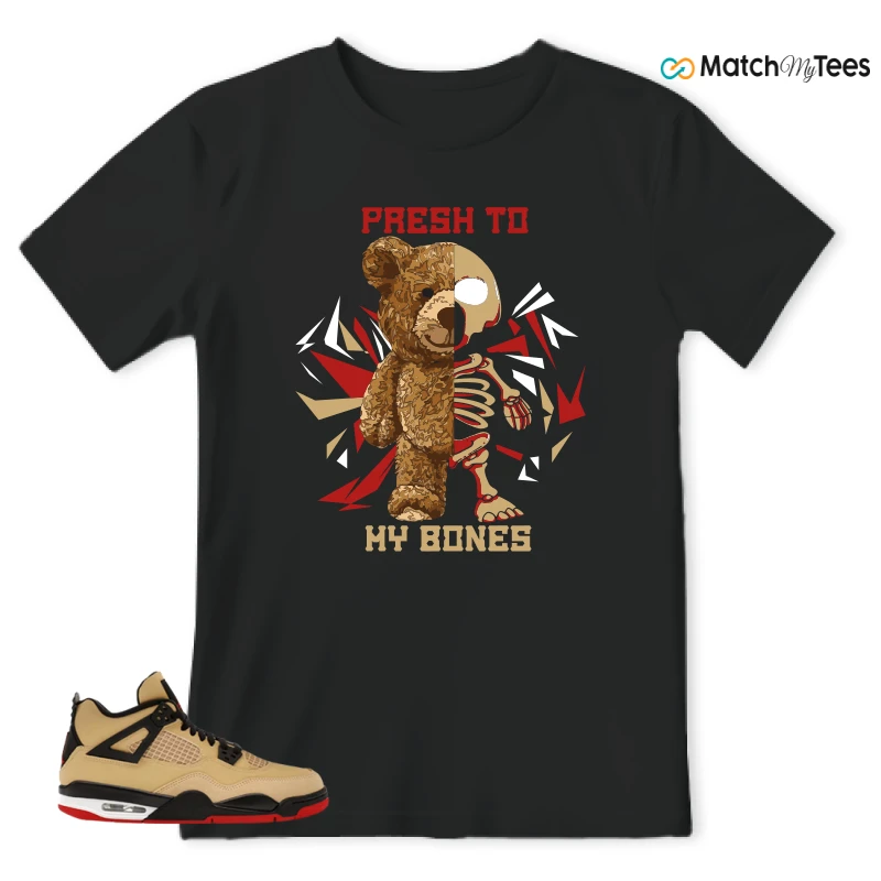 NIKE AIR JORDAN 4 RETRO GS PIZZA SNEAKER Matching Tees t-shirt