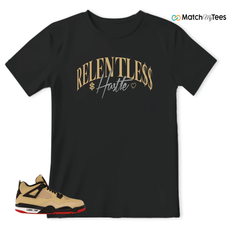 NIKE AIR JORDAN 4 RETRO GS PIZZA SNEAKER Matching Tees t-shirt