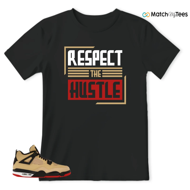 NIKE AIR JORDAN 4 RETRO GS PIZZA SNEAKER Matching Tees t-shirt