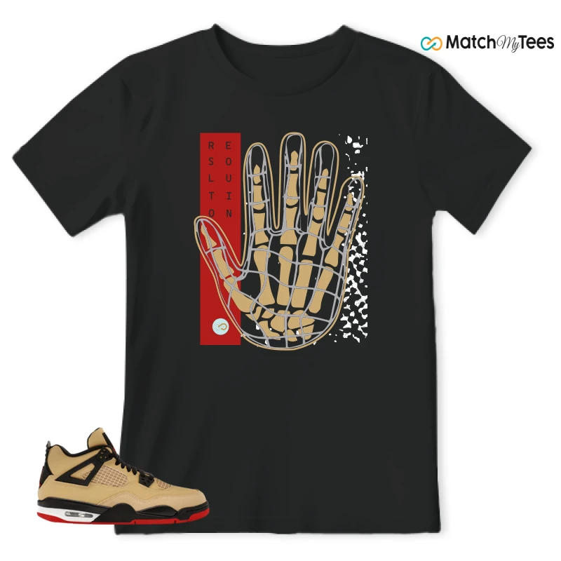 NIKE AIR JORDAN 4 RETRO GS PIZZA SNEAKER Matching Tees t-shirt