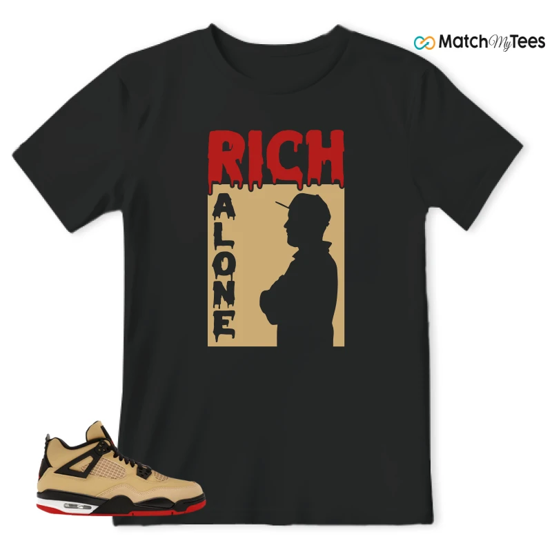 NIKE AIR JORDAN 4 RETRO GS PIZZA SNEAKER Matching Tees t-shirt
