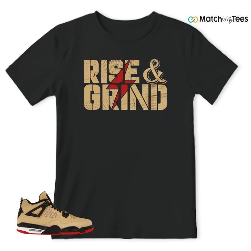 NIKE AIR JORDAN 4 RETRO GS PIZZA SNEAKER Matching Tees t-shirt
