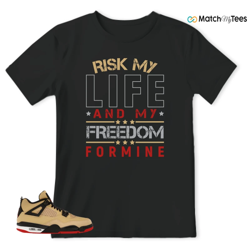 NIKE AIR JORDAN 4 RETRO GS PIZZA SNEAKER Matching Tees t-shirt
