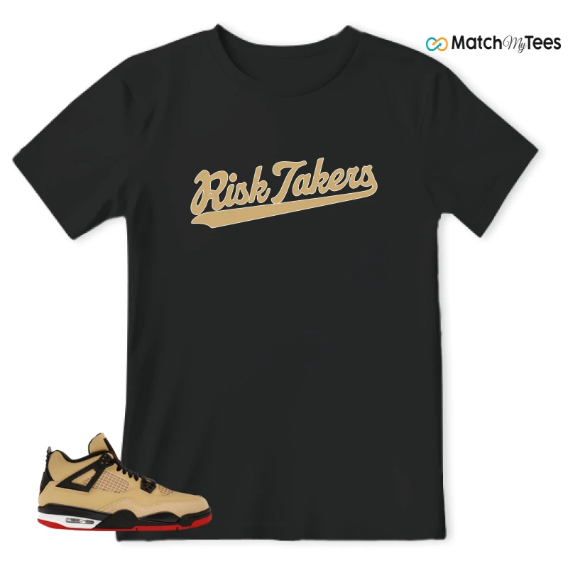 NIKE AIR JORDAN 4 RETRO GS PIZZA SNEAKER Matching Tees t-shirt
