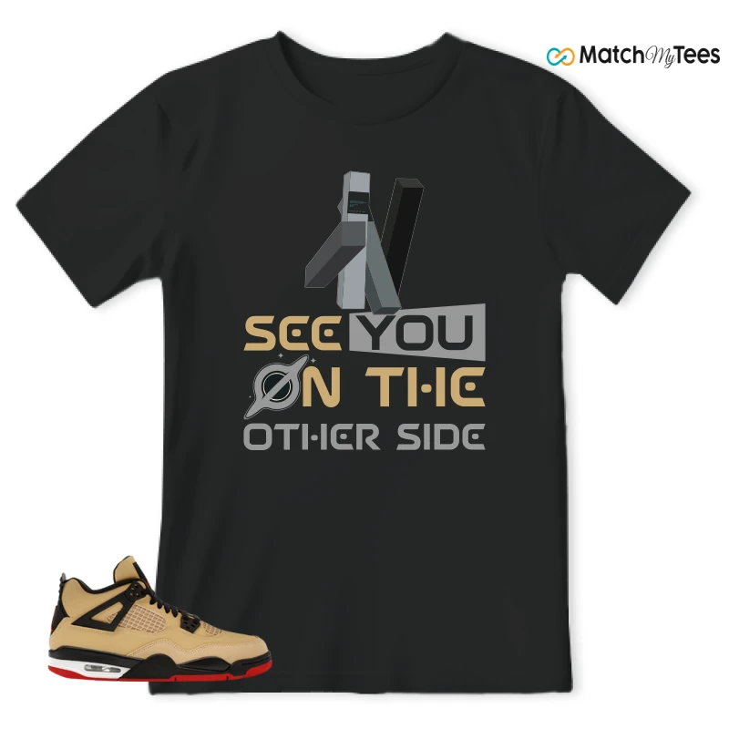 NIKE AIR JORDAN 4 RETRO GS PIZZA SNEAKER Matching Tees t-shirt