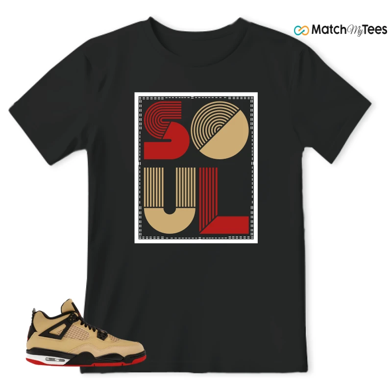 NIKE AIR JORDAN 4 RETRO GS PIZZA SNEAKER Matching Tees t-shirt