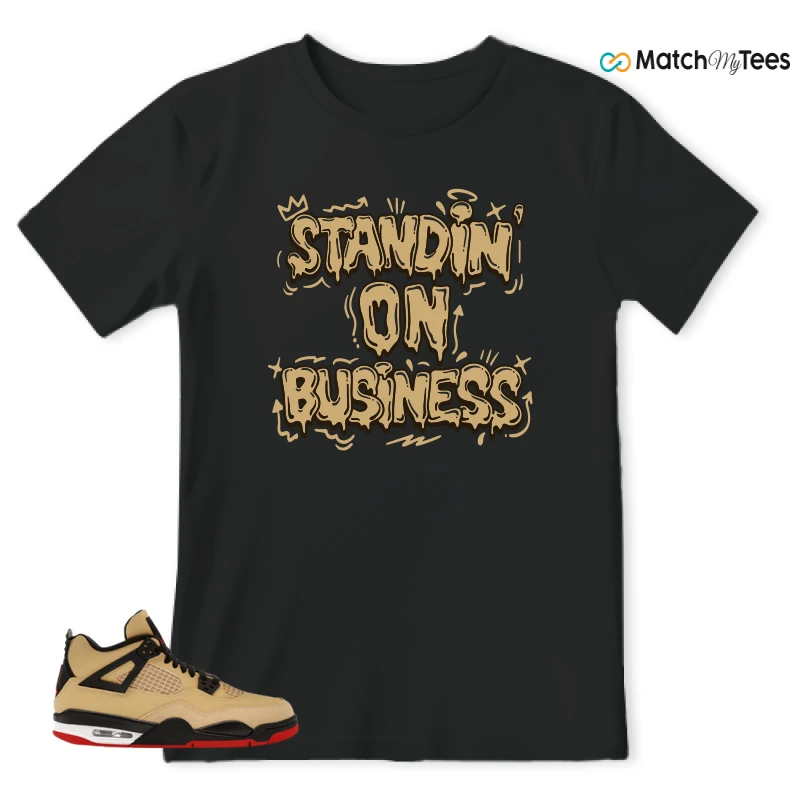 NIKE AIR JORDAN 4 RETRO GS PIZZA SNEAKER Matching Tees t-shirt