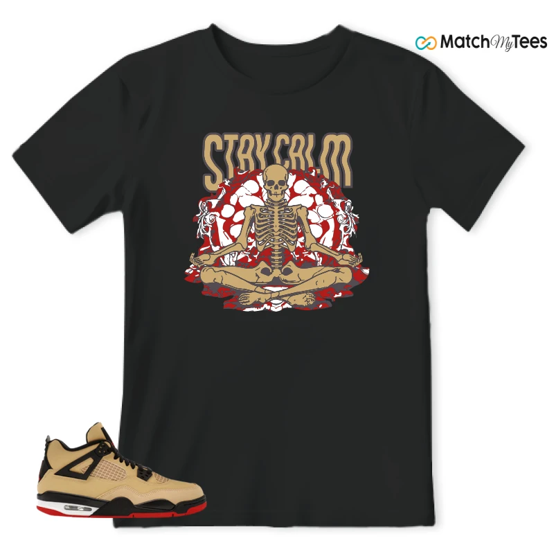 NIKE AIR JORDAN 4 RETRO GS PIZZA SNEAKER Matching Tees t-shirt