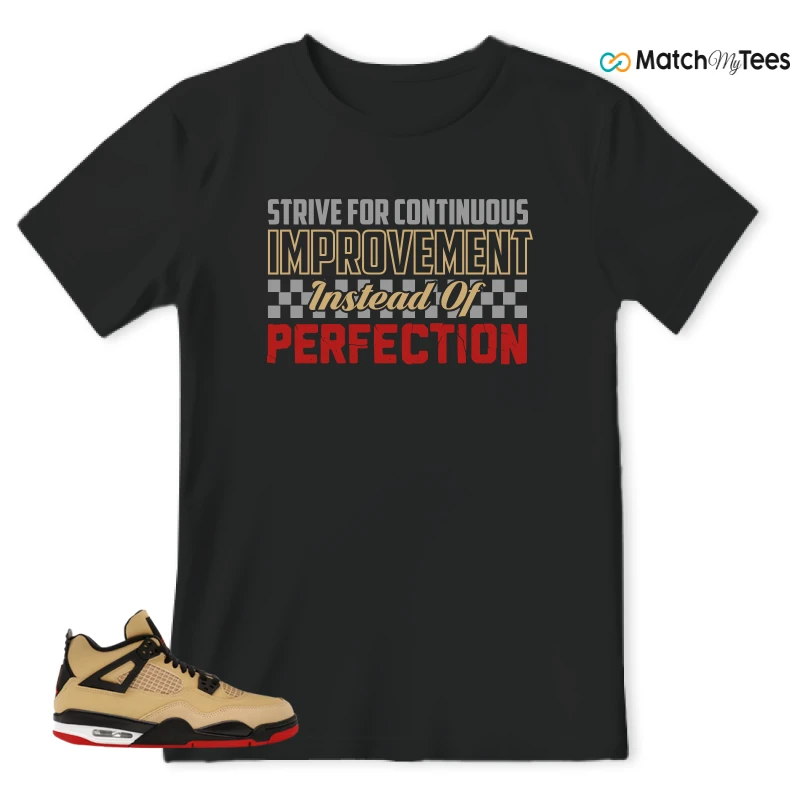 NIKE AIR JORDAN 4 RETRO GS PIZZA SNEAKER Matching Tees t-shirt