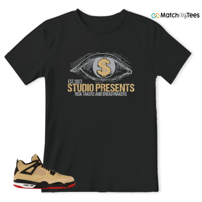 NIKE AIR JORDAN 4 RETRO GS PIZZA SNEAKER Matching Tees t-shirt