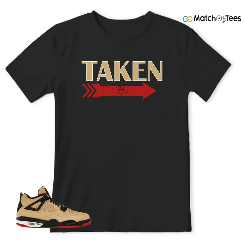 NIKE AIR JORDAN 4 RETRO GS PIZZA SNEAKER Matching Tees t-shirt
