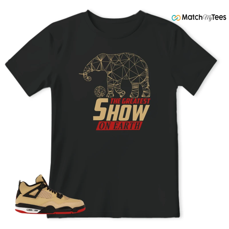 NIKE AIR JORDAN 4 RETRO GS PIZZA SNEAKER Matching Tees t-shirt