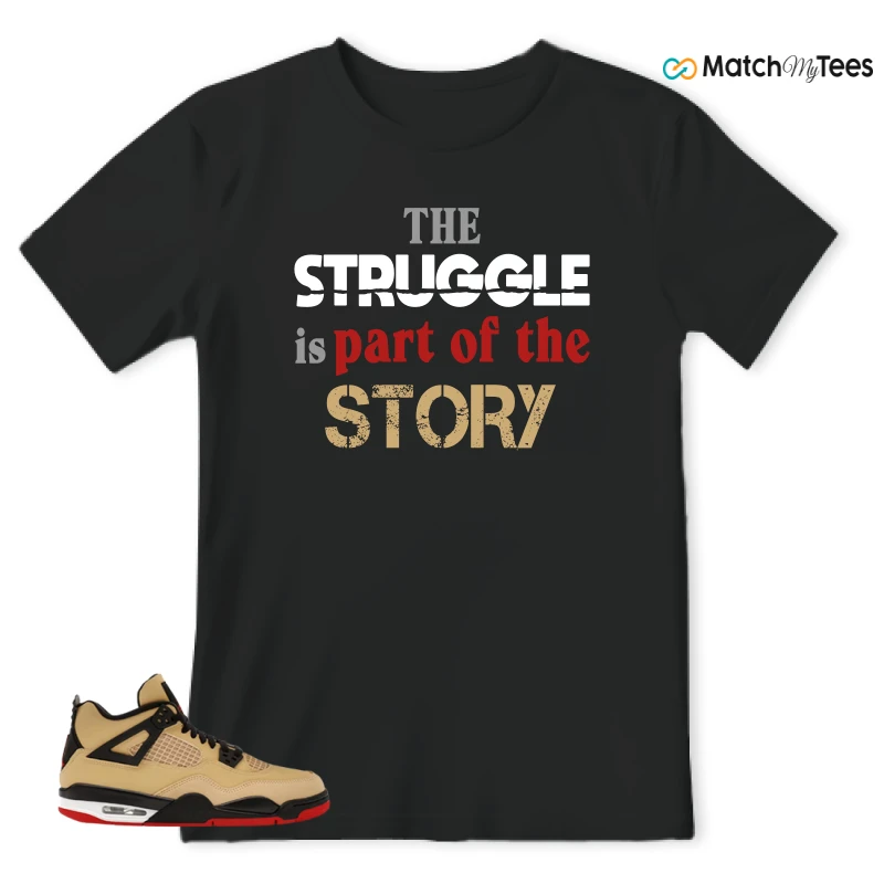 NIKE AIR JORDAN 4 RETRO GS PIZZA SNEAKER Matching Tees t-shirt