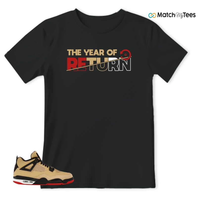 NIKE AIR JORDAN 4 RETRO GS PIZZA SNEAKER Matching Tees t-shirt
