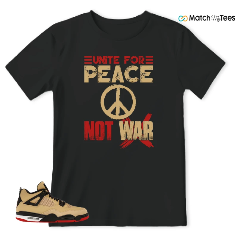 NIKE AIR JORDAN 4 RETRO GS PIZZA SNEAKER Matching Tees t-shirt
