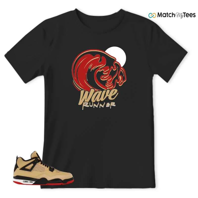 NIKE AIR JORDAN 4 RETRO GS PIZZA SNEAKER Matching Tees t-shirt