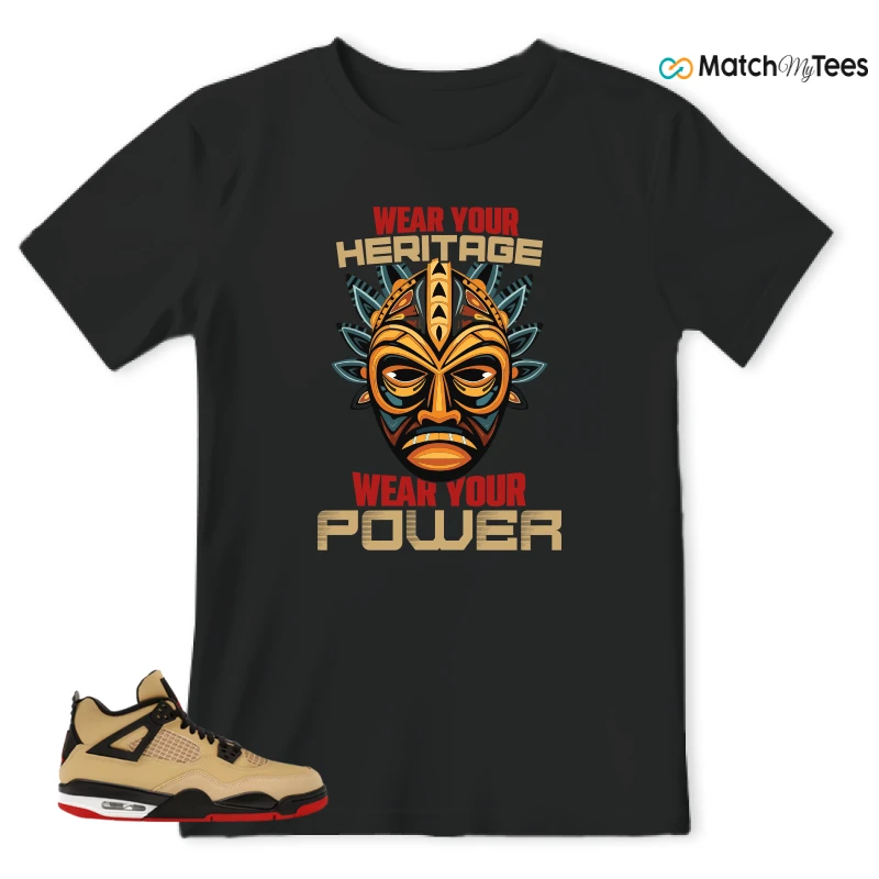 NIKE AIR JORDAN 4 RETRO GS PIZZA SNEAKER Matching Tees t-shirt