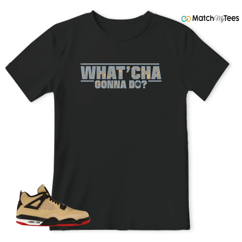 NIKE AIR JORDAN 4 RETRO GS PIZZA SNEAKER Matching Tees t-shirt