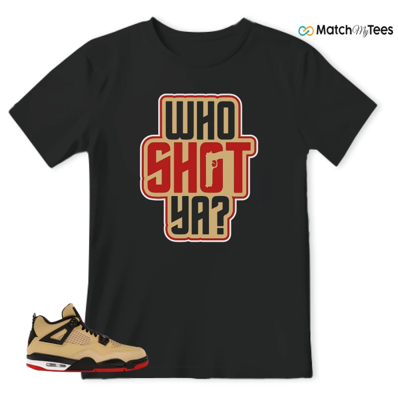 NIKE AIR JORDAN 4 RETRO GS PIZZA SNEAKER Matching Tees t-shirt