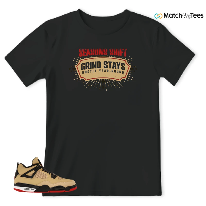 NIKE AIR JORDAN 4 RETRO GS PIZZA SNEAKER Matching Tees t-shirt