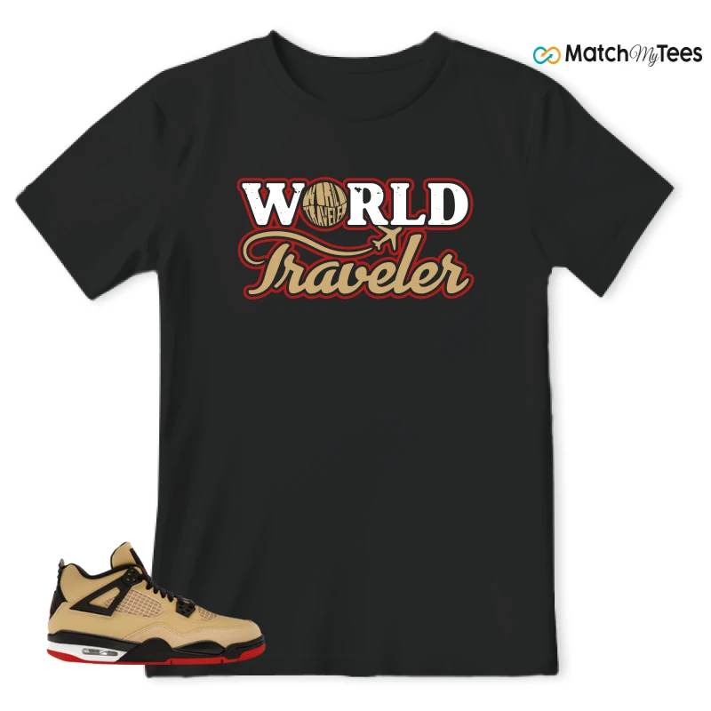 NIKE AIR JORDAN 4 RETRO GS PIZZA SNEAKER Matching Tees t-shirt