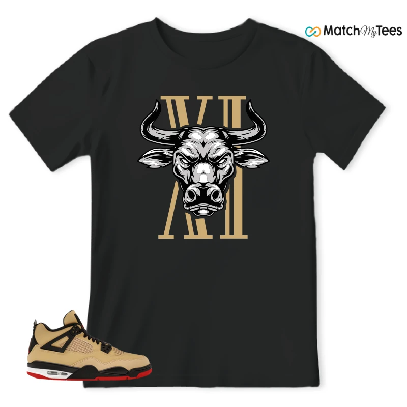 NIKE AIR JORDAN 4 RETRO GS PIZZA SNEAKER Matching Tees t-shirt