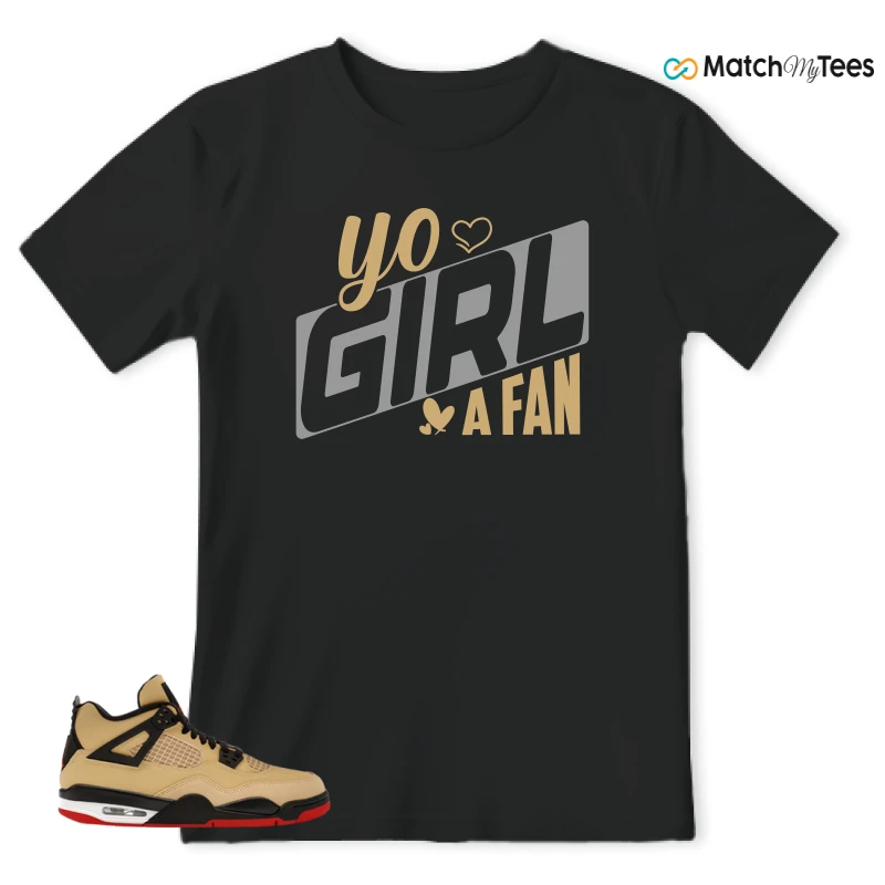 NIKE AIR JORDAN 4 RETRO GS PIZZA SNEAKER Matching Tees t-shirt