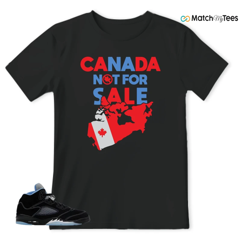 NIKE AIR JORDAN 5 BLACK UNIVERSITY BLUE SNEAKER Matching Tees t-shirt