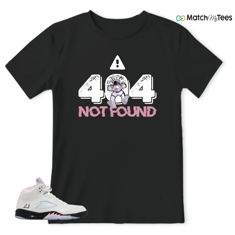 NIKE AIR JORDAN 5 RETRO MEDIUM SOFT PINK SNEAKER Matching Tees t-shirt