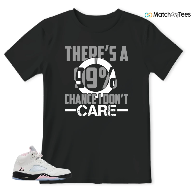 NIKE AIR JORDAN 5 RETRO MEDIUM SOFT PINK SNEAKER Matching Tees t-shirt