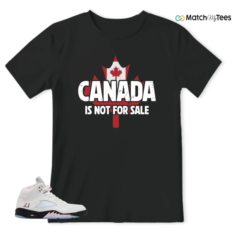 NIKE AIR JORDAN 5 RETRO MEDIUM SOFT PINK SNEAKER Matching Tees t-shirt