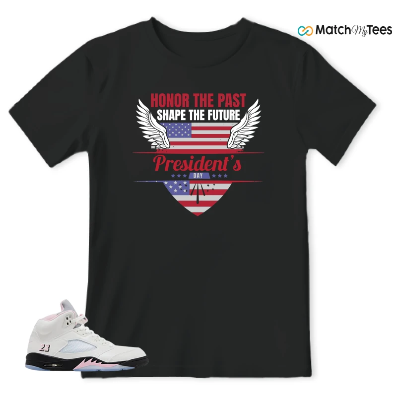 NIKE AIR JORDAN 5 RETRO MEDIUM SOFT PINK SNEAKER Matching Tees t-shirt