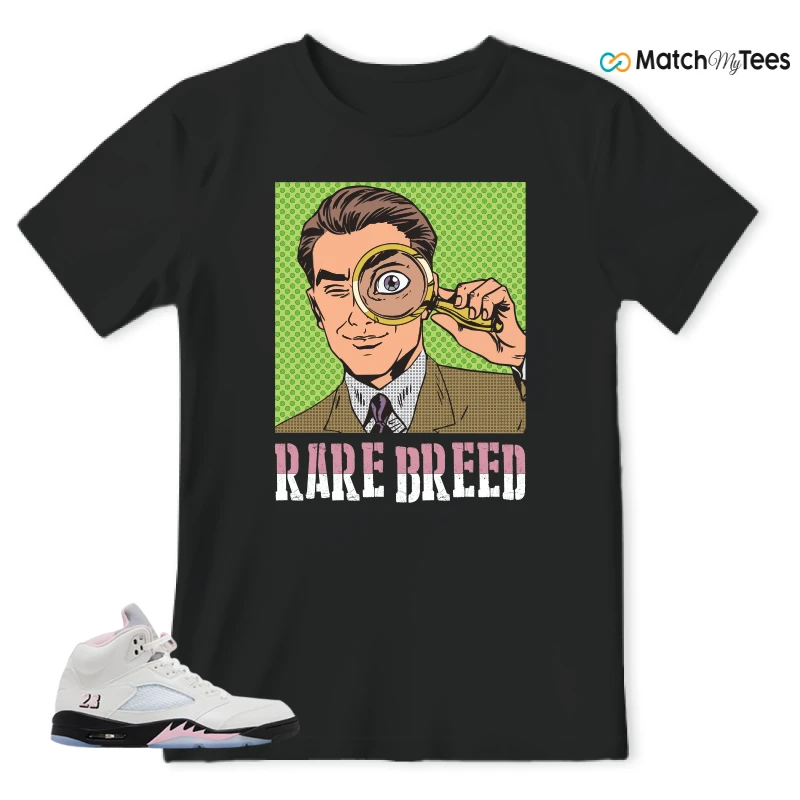 NIKE AIR JORDAN 5 RETRO MEDIUM SOFT PINK SNEAKER Matching Tees t-shirt